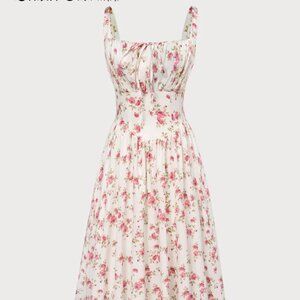 Scarlet Darkness | Pink Floral Corset Top Dress Sz L New in Package